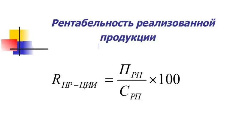Рентабельность реализованной продукции формула расчета по балансу