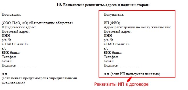 Как правильно писать ИП в документах